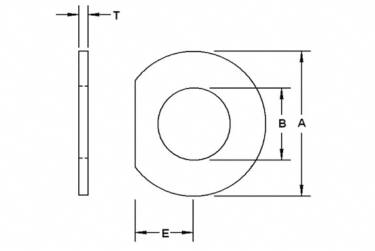 Clipped Hardened Washer