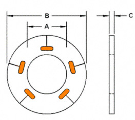 Load Indicating Washer Drawing