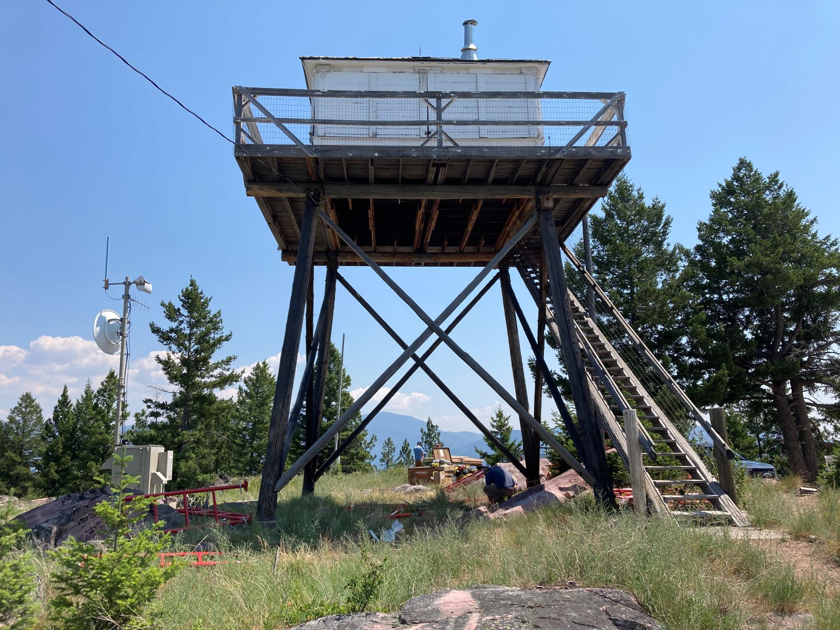 Double Arrow Lookout in Montana.